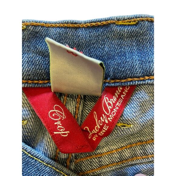 Lucky Brand Womens Blue Denim Jeans Size 6/28 Sweet N Low Crop Medium Wash - Picture 7 of 12